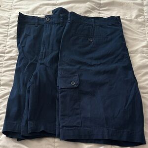 St. John's Bay Dark Blue Cargo Shorts